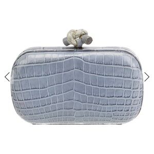 Bottega Veneta Box Knot Clutch Crocodile Small